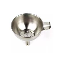 Funil em Aço Inox 15cm da Kehome com Peneira Removível Funil em Aço Inox 15cm da Kehome com Peneira Removível