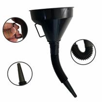 Funil Flexível Multiuso Grande De Plástico Uso Geral Sanfonado Óleo Automotivo