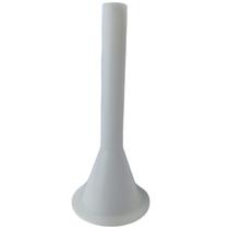 Funil grosso para picador boca 22 em polietileno moedor boca 22