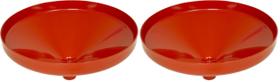 Funil Lisle 38 cm Vermelho Pacote com 2 unidades Funil Lisle 38 cm Vermelho Pacote com 2 unidades