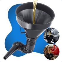 Funil Óleo Combustível Bico Flexível Longo Multiuso Gasolina