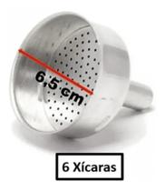 Funil Para Cafeteira Italiana - 6 Xicaras