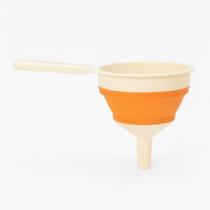 Funil para Cozinha Laranja 22 x 11 cm - Quanhe