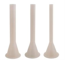Funil Para Maquina De Moer Carne Boca 10 Kit Com 3 Unidades