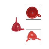 Funil Pequeno de Plastico Vermelho 9cm