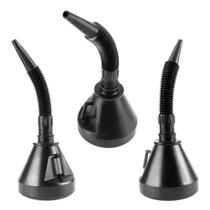 Funil Plástico Bico Flexível Filtro Troca Óleo Combustível Funil Plástico Bico Flexível Filtro Troca Óleo Combustível