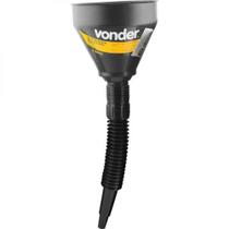 Funil plástico bico flexível preto 140 mm