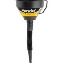 Funil Plástico Com Bico Flexível Preto 5167100000 Vonder