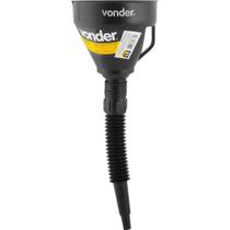 Funil Plástico Flexível Multiuso Vonder Bico flex. Oficina Mecânica Troca Óleo Combustível Liquidos