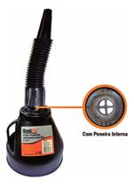 Funil Plástico Grande Gasolina Óleo Com Bico Flexível Carro Funil Plástico Grande Gasolina Óleo Com Bico Flexível Carro