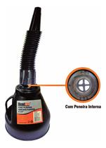 Funil Plástico Grande Gasolina Óleo Com Bico Flexível Carro Funil Plástico Grande Gasolina Óleo Com Bico Flexível Carro