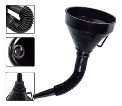 Funil Plastico Grande Multiuso Óleo Gasolina 145mm