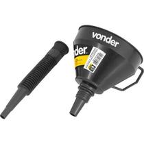Funil Plástico Preto Flexível Vonder Funil Plástico Preto Flexível Vonder