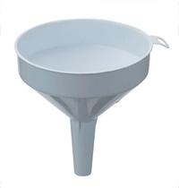 Funil plastico uso geral 180mm - branco 1413-1