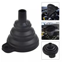 Funil Universal De Silicone Escalável Para Motor De Carro, Portátil E Dobrável Para Troca De Óleo E