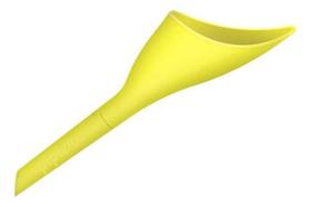 Funil Urinário Pipizito Reutilizável Amarelo - 21cm