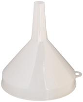 Funil Winco Plastic de 10,8 cm de diâmetro branco médio Funil Winco Plastic de 10,8 cm de diâmetro branco médio