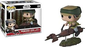 Funko 23253 Pop Deluxe: Leia em Speeder Bike Collectible V