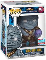 Funko 30763 POP Bobble: Marvel: Thor Ragnarok: Korg c/ Miek