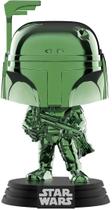 Funko 41901 Pop Disney: Star Wars - Boba Fett (Green Chrome) Summer Convention, Amazon Exclusive, Multicolor