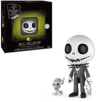 Funko 5 Estrelas: Pesadelo Antes do Natal - Jack Skellington com Zero Figura Colecionável, Multicolor