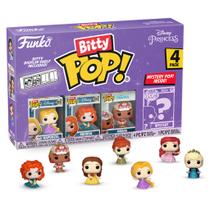 Funko Bitty Pop! Rapunzel Merida Moana Surpresa 4 Pack Funko Bitty Pop! Rapunzel Merida Moana Surpresa 4 Pack
