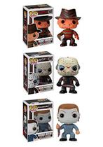 Funko Horror Classics Conjunto POP: Freddy Krueger, Jason Voorhees, Michael Myers