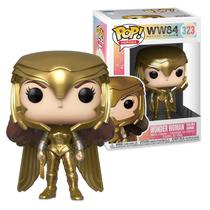 Funko Pop! 323 Mulher Maravilha WW84 Armadura Dourada - Funko Pop Wonder Woman 323 Coleção DC Heroes Original Lacrado