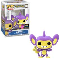 Funko Pop Aipom Flocked 947 Pop! Games Pokemon Exclusivo