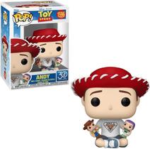Funko Pop Andy 1596 Com Woody e Buzz Toy Story Disney Pixar Funko Pop Andy 1596 Com Woody e Buzz Toy Story Disney Pixar