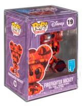 Funko Pop! Art Series Bombeiro Mickey 19 Colecionável