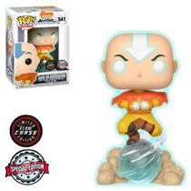Funko Pop Avatar 541 Aang On Airscooter Glow Chase Limited