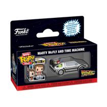 Funko Pop! Bitty Ride Marty McFly com o Time Machine