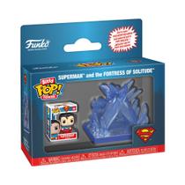 Funko Pop! Bitty Town DC Superman com Fortaleza da Solidão