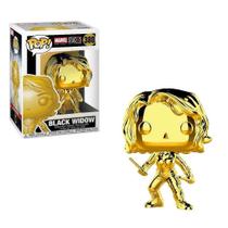Funko Pop Black Widow Marvel Dourada 380