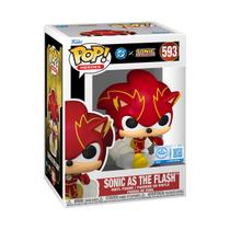 Funko Pop! Boneco de vinil Heroes Sonic as The Flash de 9,5 cm Funko Pop! Boneco de vinil Heroes Sonic as The Flash de 9,5 cm