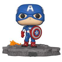 Funko Pop Capitão América Deluxe 589 Avengers Amz Exclusive