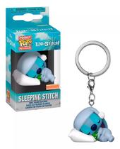 Funko Pop Chaveiro Keychain Disney Sleeping Stitch Exclusivo