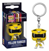 Funko Pop Chaveiro Keychain Power Rangers Yellow Ranger