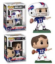 Funko Pop! Combinação de Josh Allen/Jim Kelly da NFL Buffalo Bills