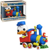 Funko Pop Dinsneyland 01 ''Pato Donald no Trem'' Atração do Circo