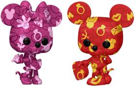 Funko Pop! Disney: Mickey e Minnie Mouse Artist Series (2 Pack) Amazon Exclusive