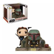 Funko Pop! Disney: Star Wars The Mandalorian - Boba Fett and Fennec on Throne 486 Funko Pop! Disney: Star Wars The Mandalorian - Boba Fett and Fennec on Throne 486
