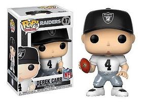 Funko pop football nfl raiders derek carr branco 47 Funko pop football nfl raiders derek carr branco 47