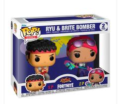 Funko Pop! Games Fortnite Ryu & Brite Bomber 2 Pack