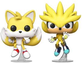 Funko Pop Games Sonic - Super Tails & Super Silver 2 Pack