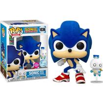 Funko Pop! Games Sonic With Hero Chao 1036 Exclusivo Flocked