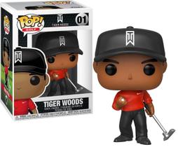 Funko Pop! Golf Tiger Woods - Colecionável (Camisa Vermelha)