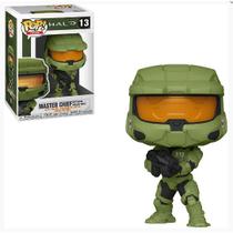 Funko pop halo 2 master chief w/ma40 rifle 13 novo original