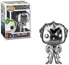 Funko POP! Heróis: DC Comics Batman Arkham Asylum - O Coringa (Silver Chrome) (Estreia do NYCC)